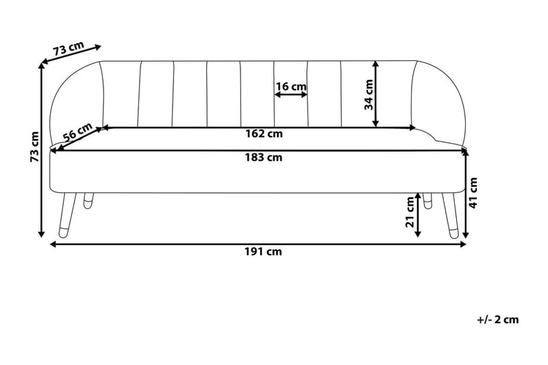 Alsvag Sofa 2-4 pers - Grøn - Møbler - Sofaer - 3 personers sofa