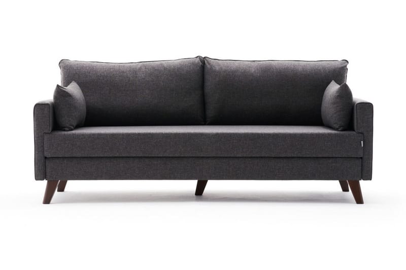 Antigua 3-personers Sofa, Antracit/Brun
