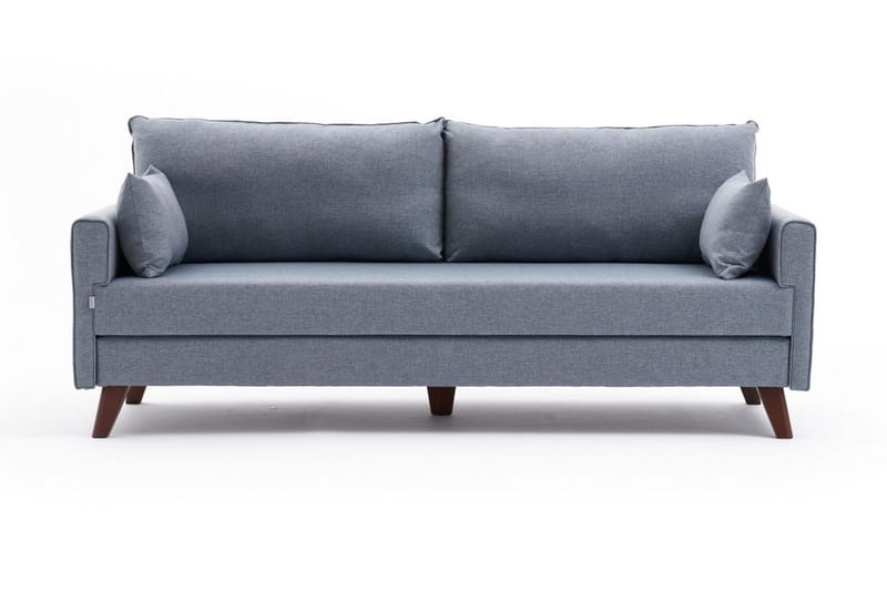 Antigua 3-personers Sofa - Blå/Brun - Møbler - Sofaer - 3 personers sofa