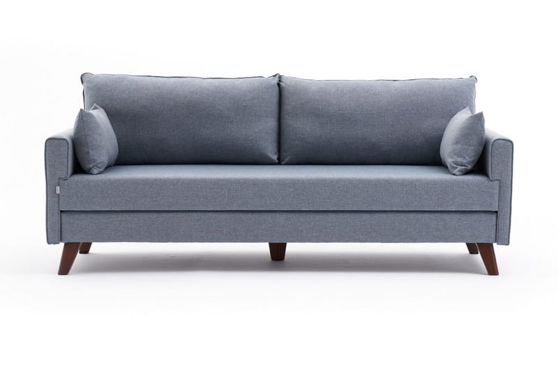 Antigua 3-personers Sofa, Blå/Brun