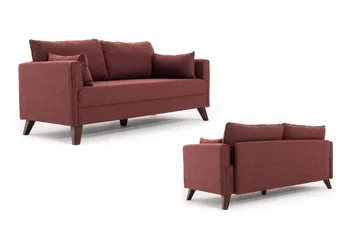 Antigua Sofa 3-pers - Rød - Møbler - Sofaer - Sovesofaer - 3 personers sovesofa