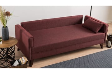 Antigua Sofa 3-pers - Rød - Møbler - Sofaer - Sovesofaer - 3 personers sovesofa
