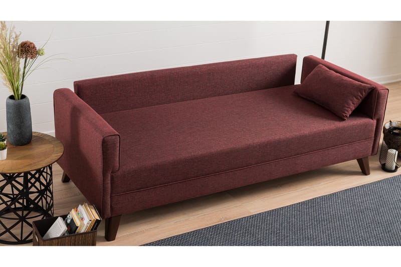Antigua Sofa 3-pers - Rød - Møbler - Sofaer - 3 personers sofa
