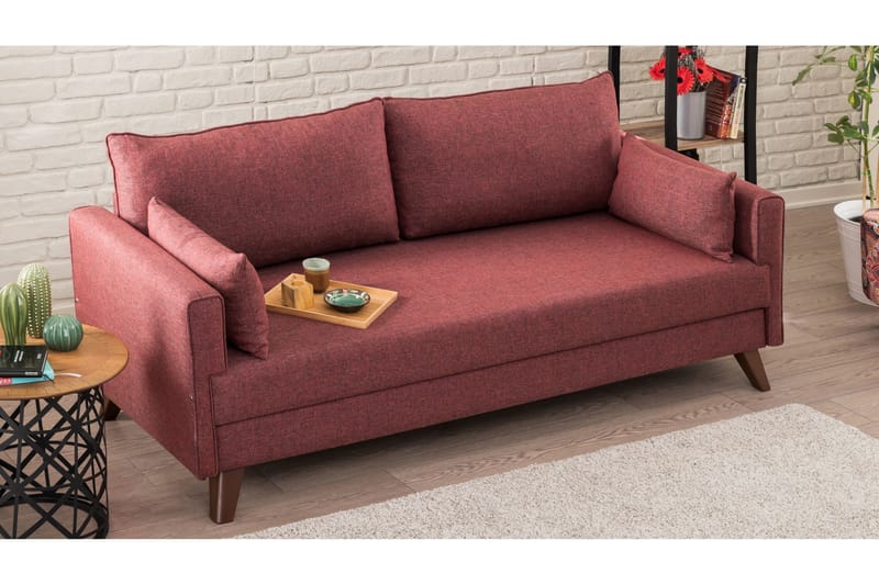 Antigua Sofa 3-pers - Rød - Møbler - Sofaer - 3 personers sofa