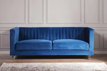 Arvika Sofa 2-4 sæder - Blå - Møbler - Sofaer - 3 personers sofa