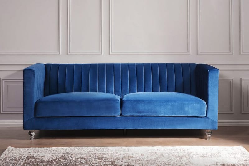 Arvika Sofa 2-4 sæder - Blå - Møbler - Sofaer - 3 personers sofa