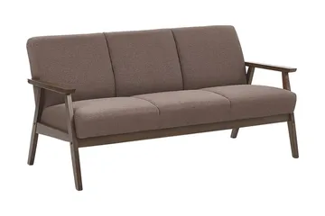 Asnes 3-Pers. Sofa - Brun - Møbler - Sofaer - 3 personers sofa
