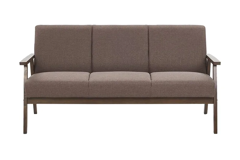 Asnes 3-Pers. Sofa - Brun - Møbler - Sofaer - 3 personers sofa