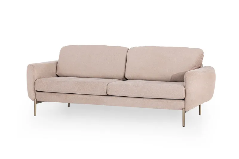 Awaru Sofa 3-Pers. - Lyserød - Møbler - Sofaer - 3 personers sofa