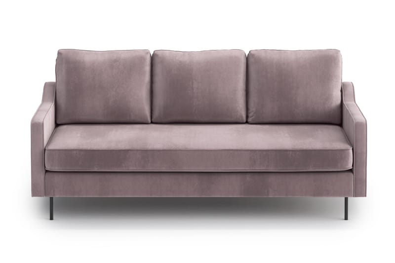 Barsta 3-Pers. Sofa - Lyserød - 3 personers sofa