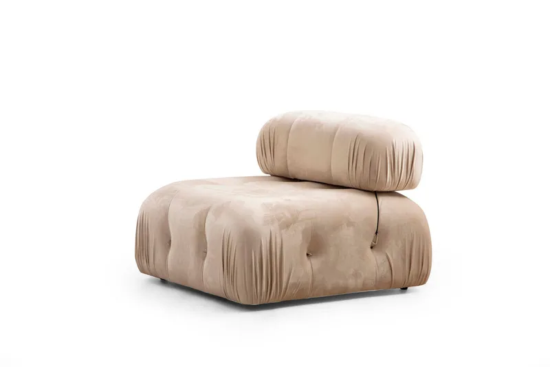 Belgin Boblende Sofa 3-sæders - Beige - Møbler - Sofaer - Modulsofaer - Komplet modulsofa