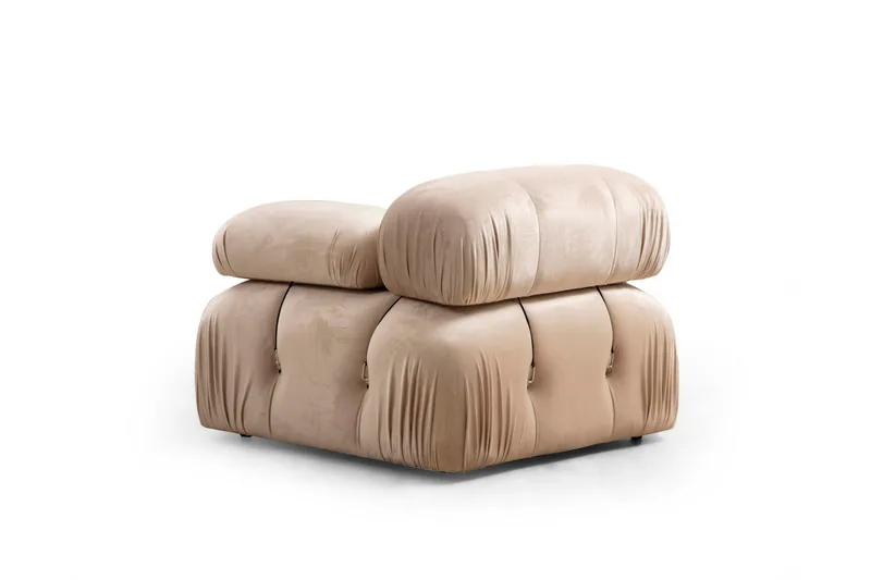 Belgin Boblende Sofa 3-sæders - Beige - Møbler - Sofaer - Modulsofaer - Komplet modulsofa