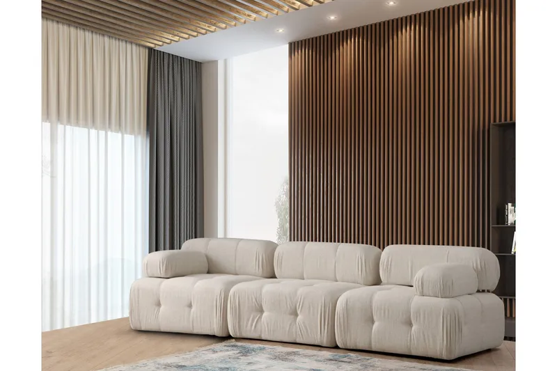 Belgin Boblet Sofa 3-personers 315 cm bred - Møbler - Sofaer - Modulsofaer - Komplet modulsofa