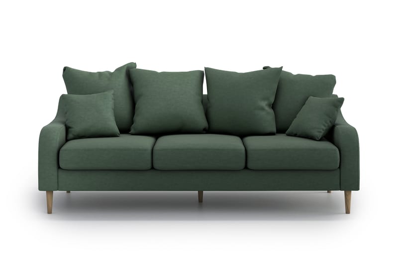 Benite 3-pers. Sofa - Grøn - 3 personers sofa