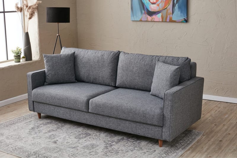 Braneles Sofa 3-personers - Grå - Møbler - Sofaer - 3 personers sofa