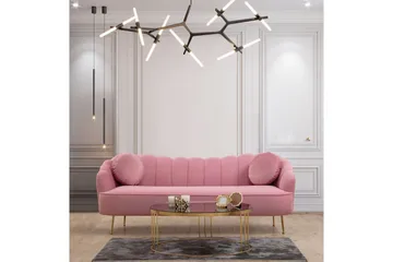 Caraquet Sofa 3-personers - Rosa - Møbler - Sofaer - 3 personers sofa
