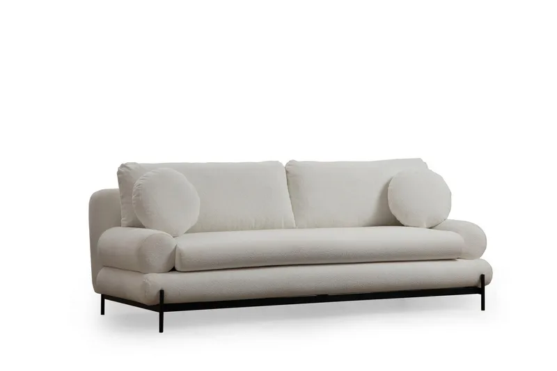 Cassius Sofa 3-personers, Hvid
