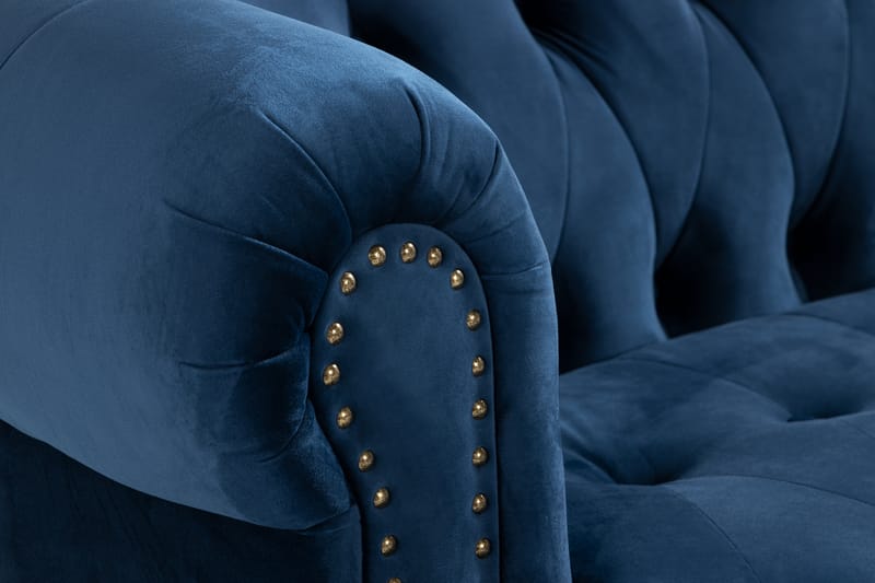 Castelano 3-pers Sofa - Blå - Møbler - Sofaer - 3 personers sofa