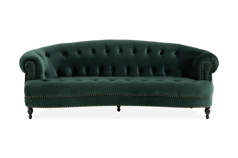 Castelano 3-pers Sofa - Grøn - Møbler - Sofaer - 3 personers sofa