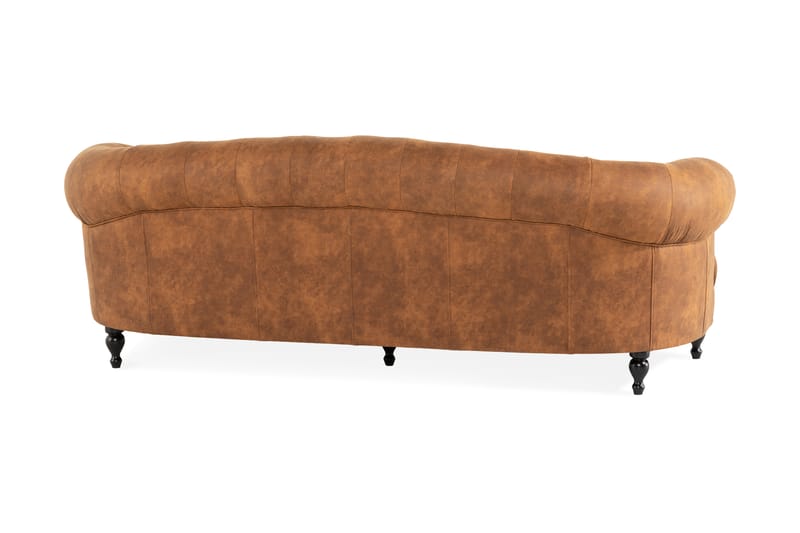 Castelano 3-pers. Sofa - Beige - Chesterfield sofaer - 3 personers sofa