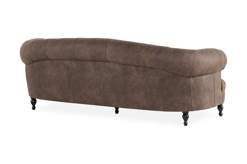 Castelano 3-pers Sofa - Brun - Møbler - Sofaer - 3 personers sofa