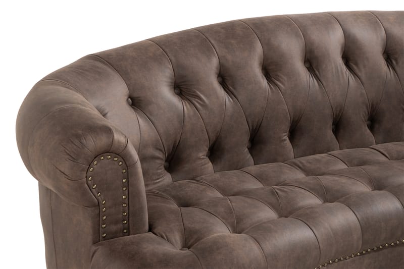 Castelano 3-pers Sofa - Brun - Møbler - Sofaer - 3 personers sofa