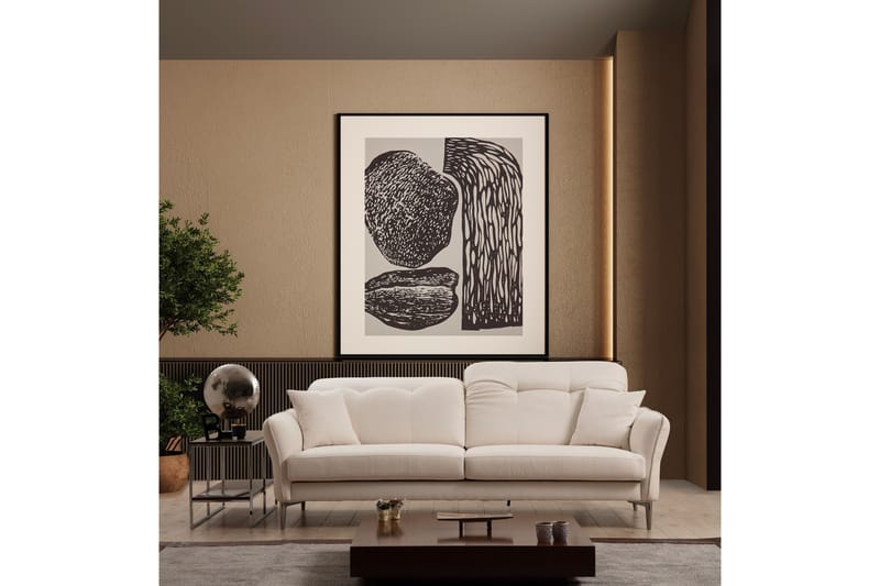 Chandara Sofa 3-seter - Hvid - Møbler - Sofaer - 3 personers sofa