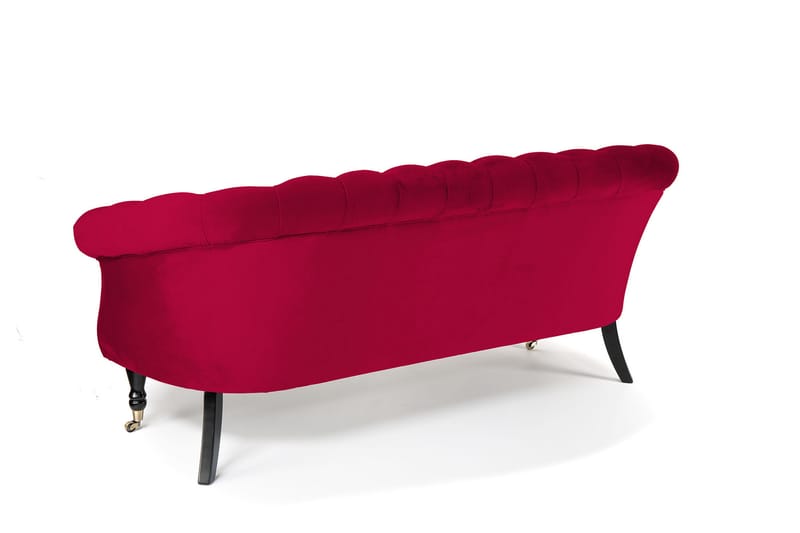 Chesterfield Ludovic Sofa 3-personers - Cerise - Møbler - Sofaer - 3 personers sofa