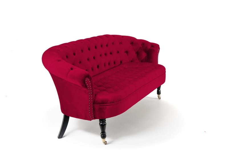 Chesterfield Ludovic Sofa 3-personers - Cerise - Møbler - Sofaer - 3 personers sofa