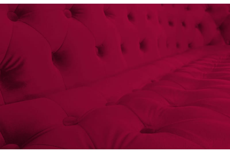 Chesterfield Ludovic Sofa 3-personers - Cerise - Møbler - Sofaer - 3 personers sofa