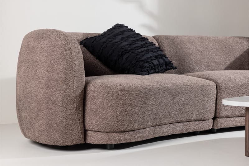 Cielo 3-pers Sofa - Brun - 3 personers sofa