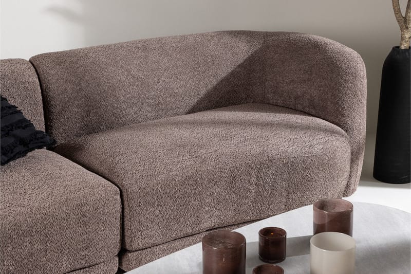 Cielo 3-pers Sofa - Brun - Møbler - Sofaer - 3 personers sofa