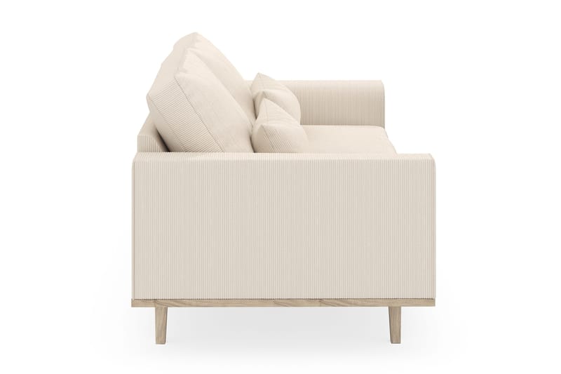 Copenhagen 3-personers Manchestersofa - Beige - Møbler - Sofaer - 3 personers sofa