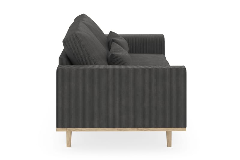 Copenhagen 3-personers Manchestersofa - Mørkegrå - Møbler - Sofaer - 3 personers sofa