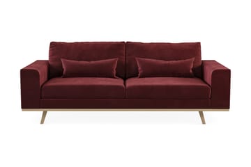 Copenhagen 3-personers Fløjlssofa