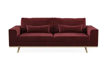 Copenhagen 3-personers Fløjlssofa