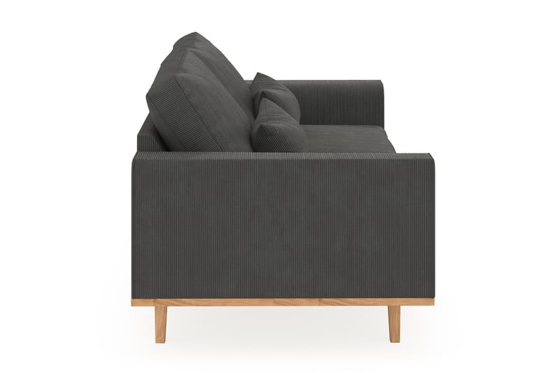 Copenhagen 3-personers Manchestersofa - Mørkegrå - Møbler - Sofaer - 3 personers sofa