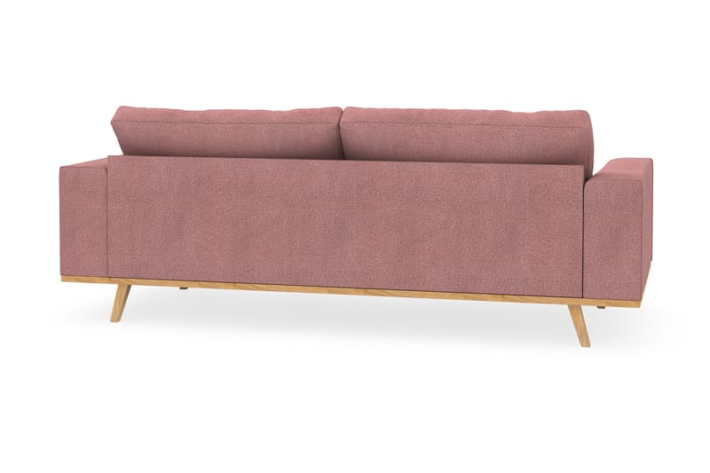 Copenhagen 3-personers Stofsofa - Rosa - Møbler - Sofaer - 3 personers sofa