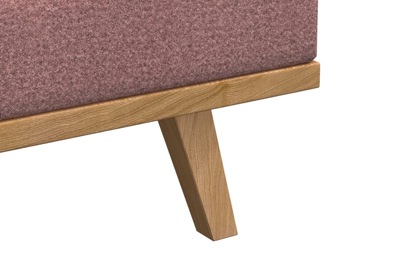 Copenhagen 3-personers Stofsofa - Rosa - Møbler - Sofaer - 3 personers sofa
