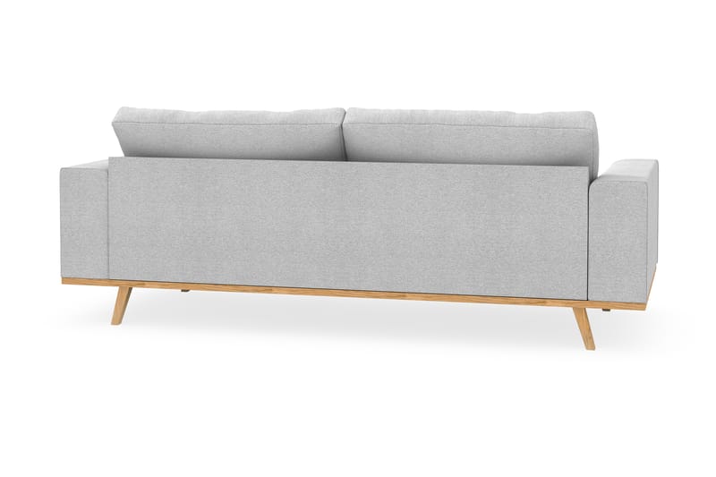 Copenhagen 3-personers Stofsofa - Lysegrå - Møbler - Sofaer - 3 personers sofa