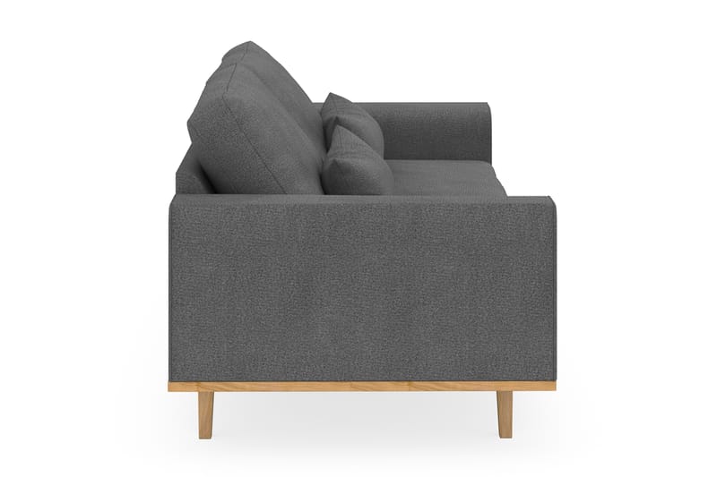 Copenhagen 3-personers Stofsofa - Mørkegrå - Møbler - Sofaer - 3 personers sofa