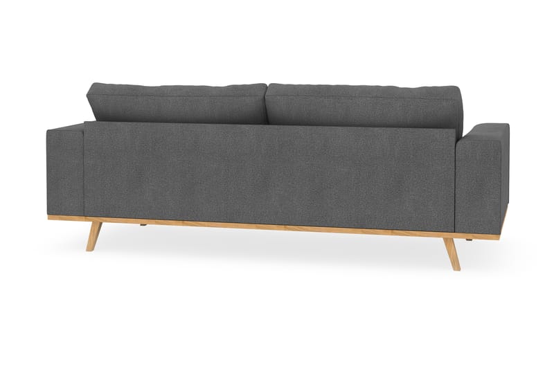 Copenhagen 3-personers Stofsofa - Mørkegrå - Møbler - Sofaer - 3 personers sofa