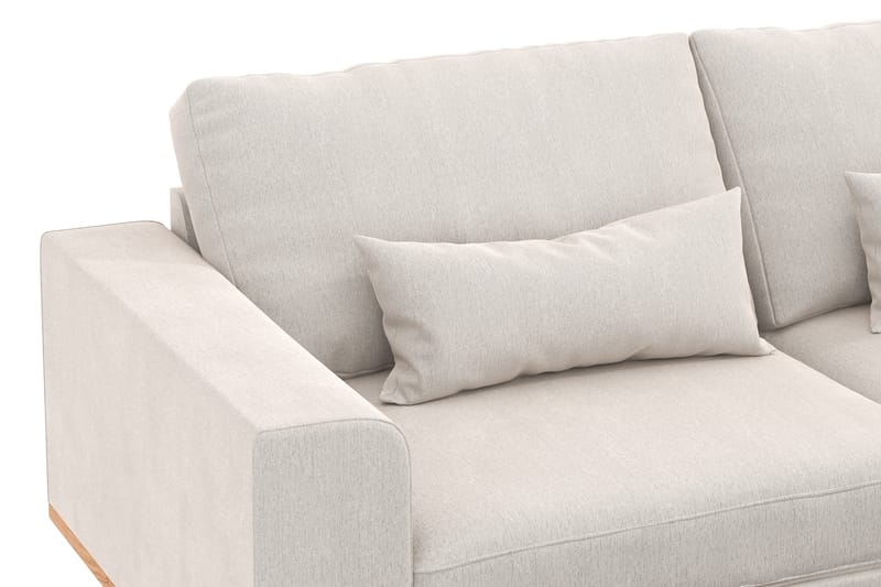 Copenhagen 3-personers Fløjlssofa - Cremehvid - Møbler - Sofaer - 3 personers sofa