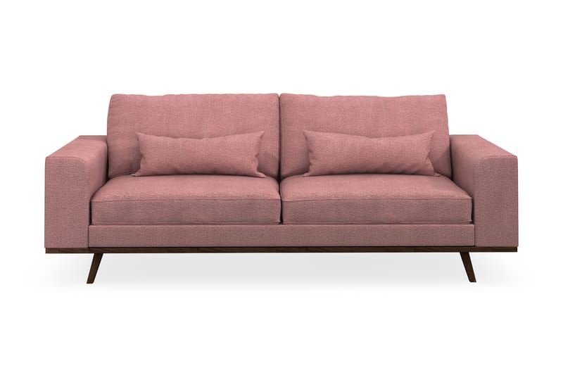 Copenhagen 3-personers Stofsofa - Rosa - Møbler - Sofaer - 3 personers sofa