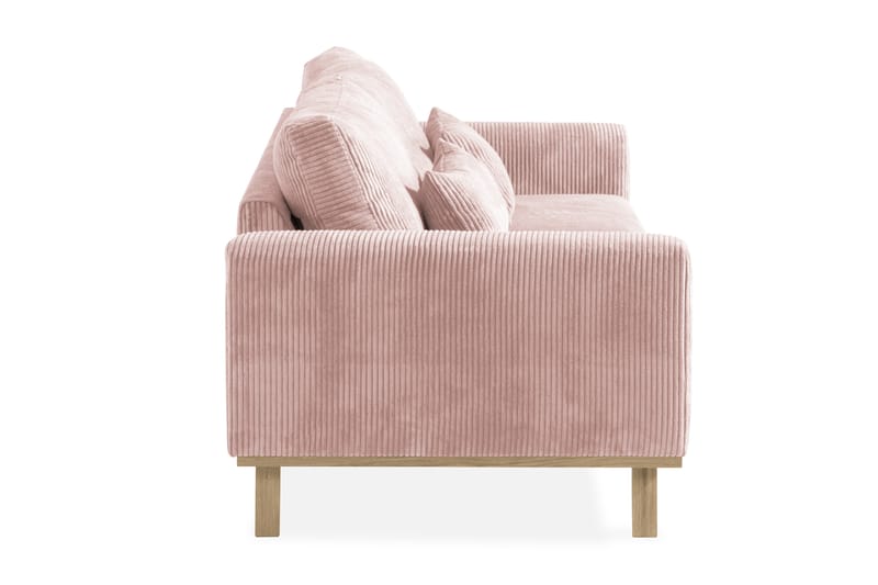 Copenhagen 3-personers Manchestersofa - Rosa - Møbler - Sofaer - 3 personers sofa