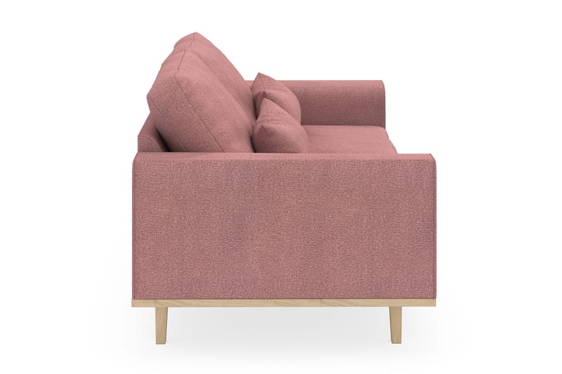 Copenhagen 3-personers Stofsofa - Rosa - Møbler - Sofaer - 3 personers sofa