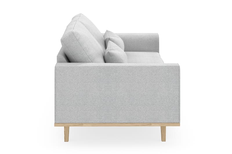 Copenhagen 3-personers Stofsofa - Lysegrå - Møbler - Sofaer - 3 personers sofa