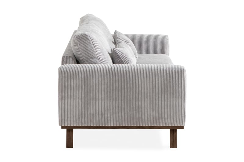Copenhagen 3-personers Manchestersofa - Lysegrå - Møbler - Sofaer - 3 personers sofa