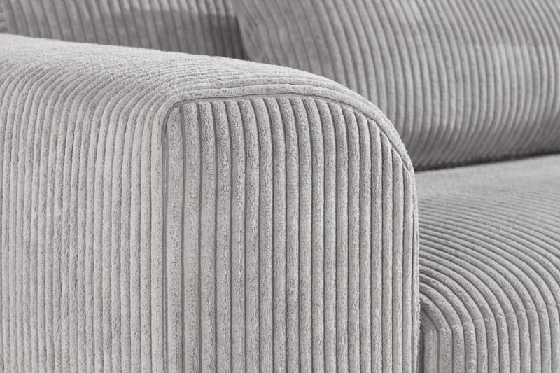 Copenhagen 3-personers Manchestersofa - Lysegrå - Møbler - Sofaer - 3 personers sofa