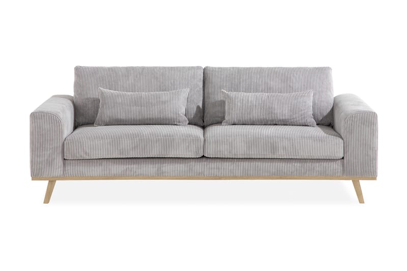 Copenhagen 3-pers. Sofa - Lysegrå - Møbler - Sofaer - 3 personers sofa